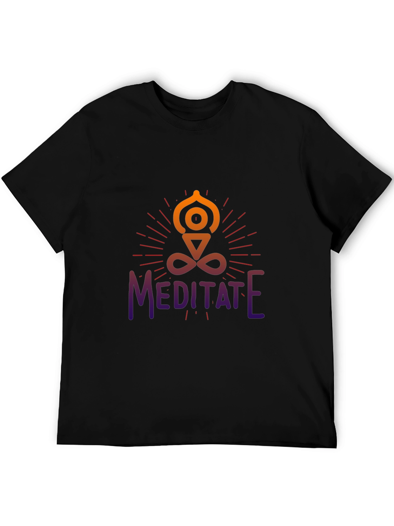 Meditate Graphic Tee - Spiritual Yoga Shirt