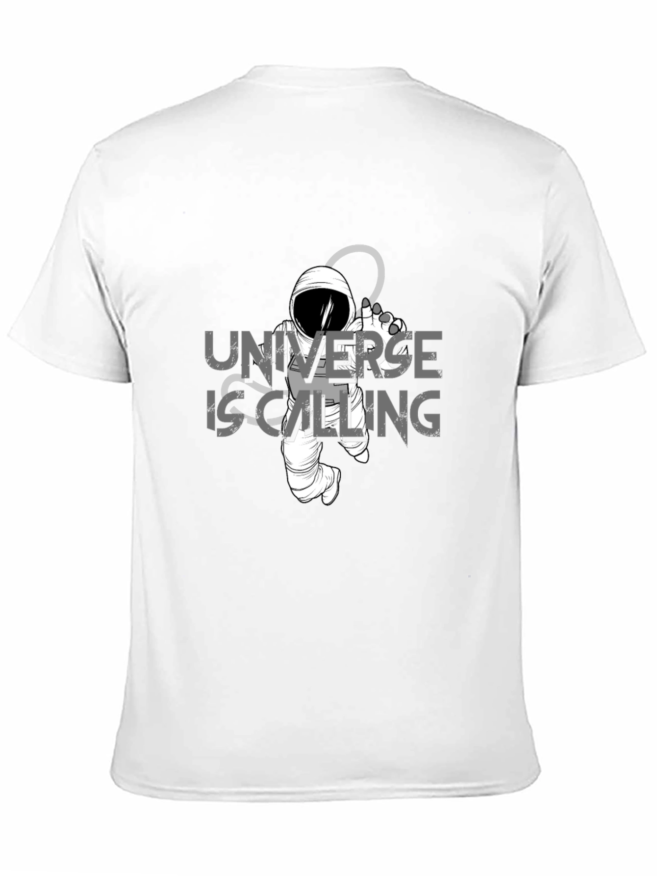 Universe is Calling Black T-Shirt