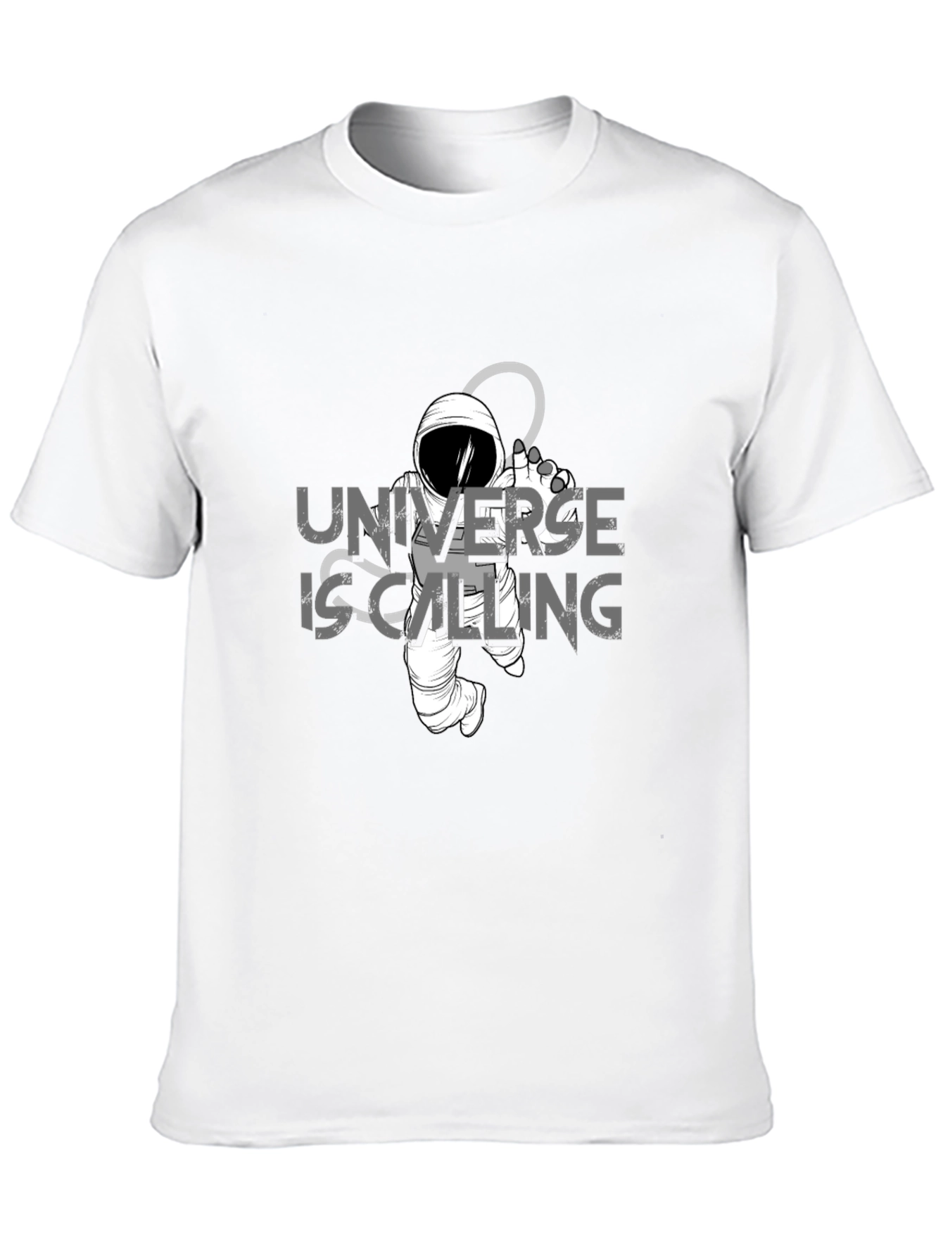 Universe is Calling Black T-Shirt