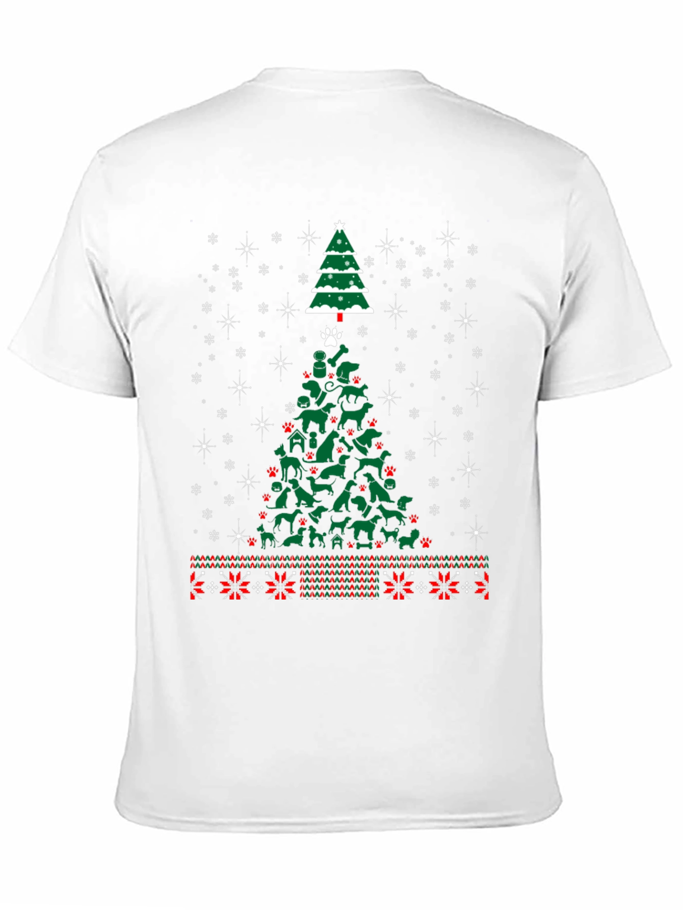 Dog Christmas Tree T-Shirt Holiday Animal Lover