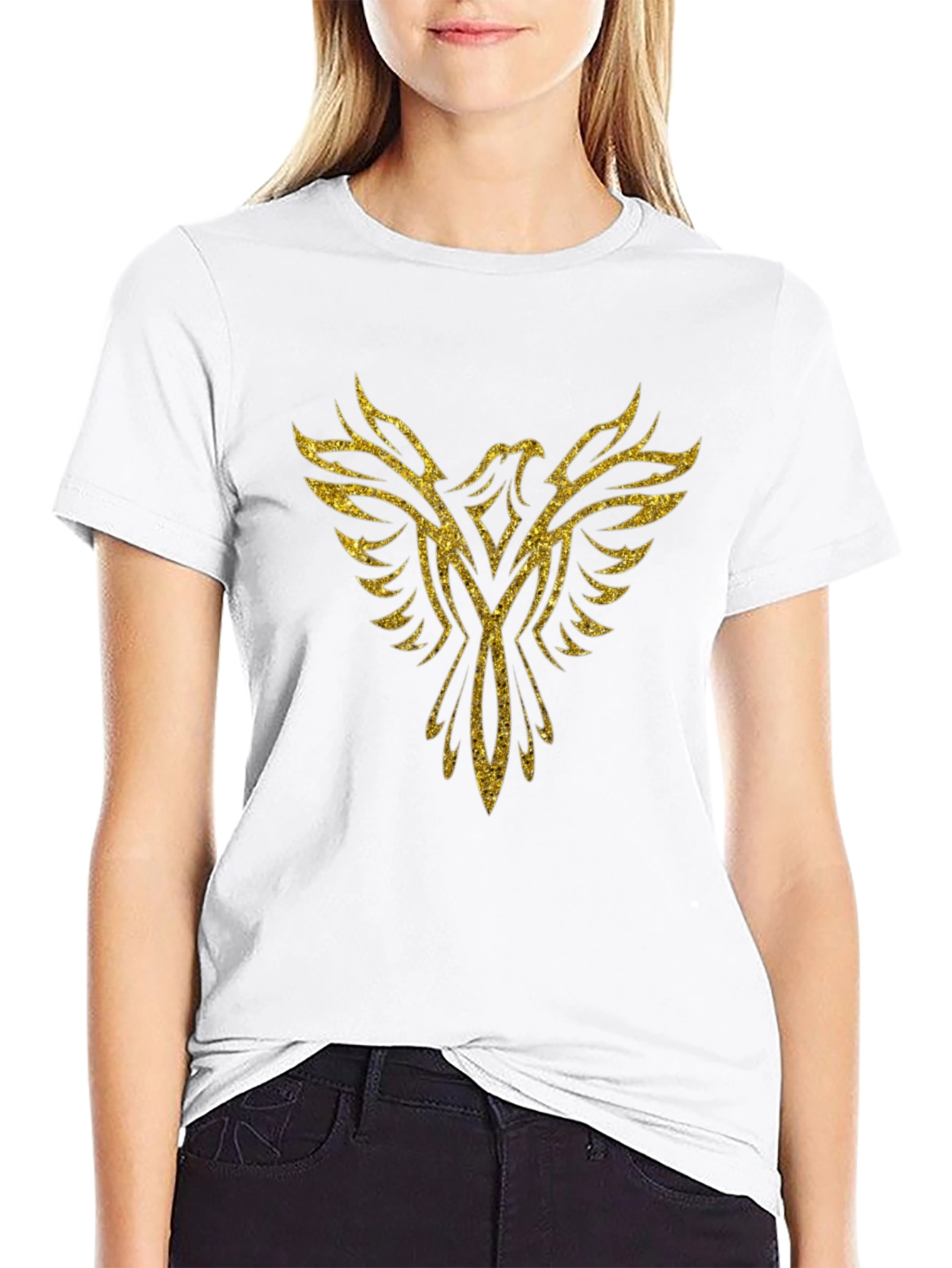 Golden Phoenix Graphic T-Shirt