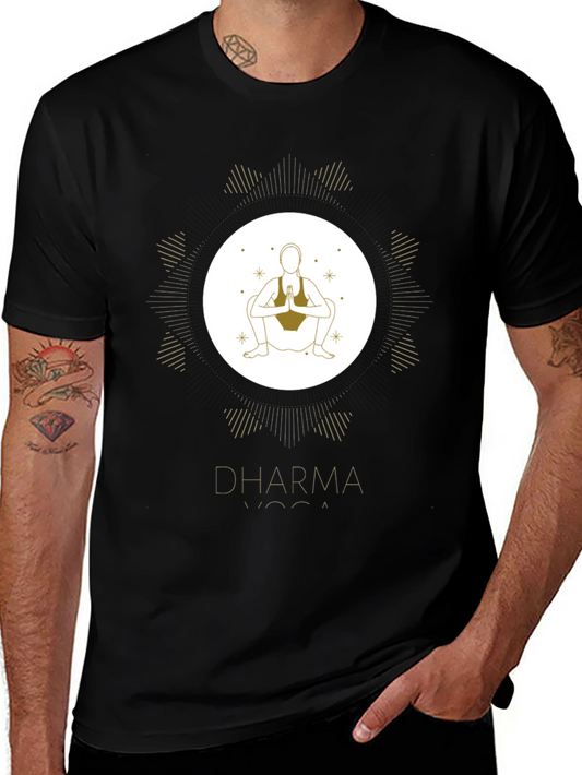 Dharma Yoga Graphic T-Shirt - Meditation Apparel
