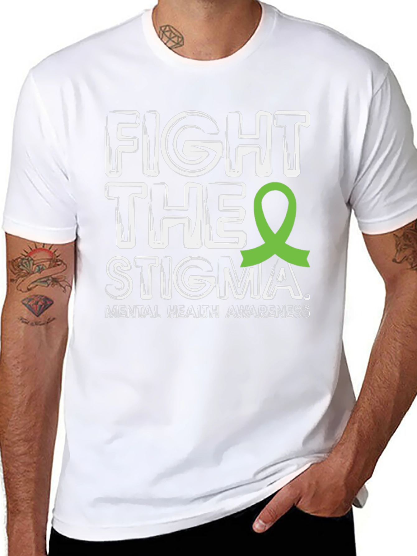 Fight The Stigma Mental Health Awareness T-Shirt