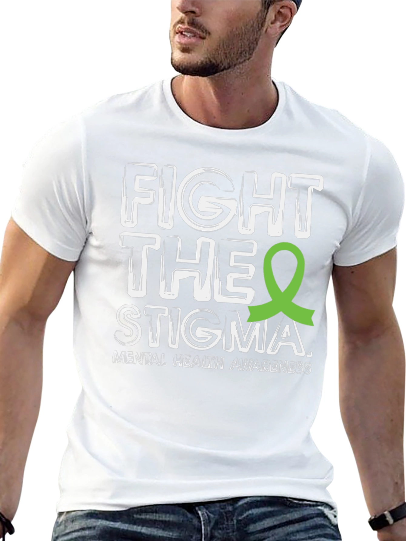 Fight The Stigma Mental Health Awareness T-Shirt