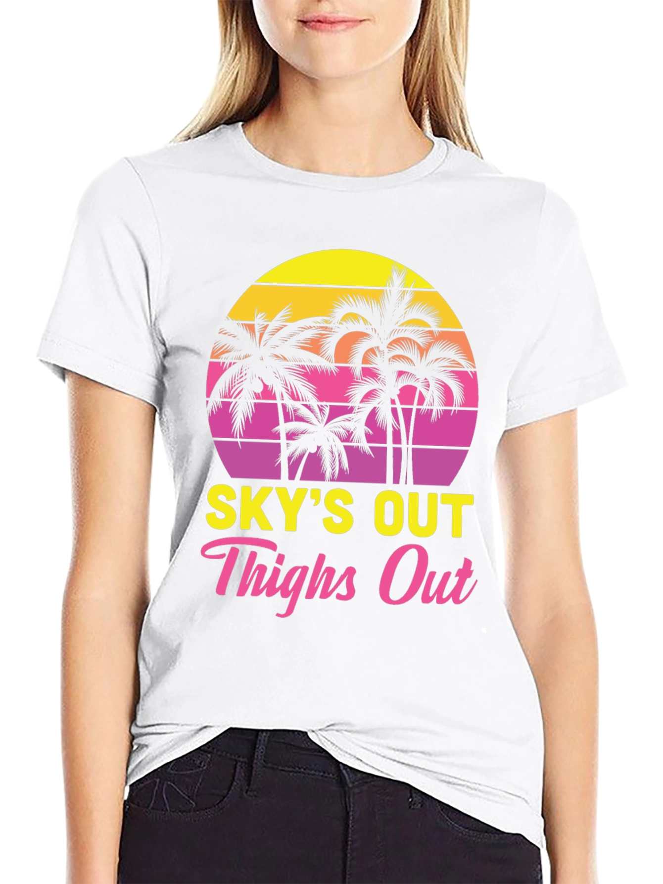 Skys Out Thighs Out Graphic Tee