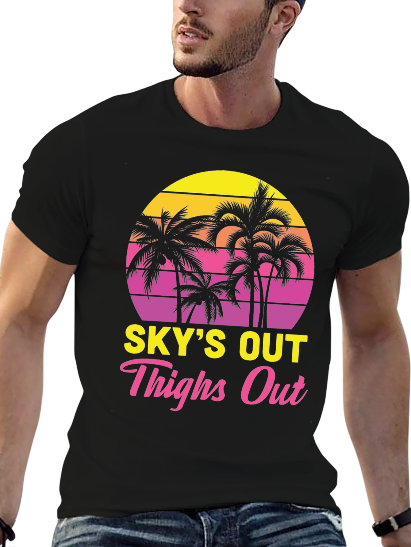 Skys Out Thighs Out Graphic Tee