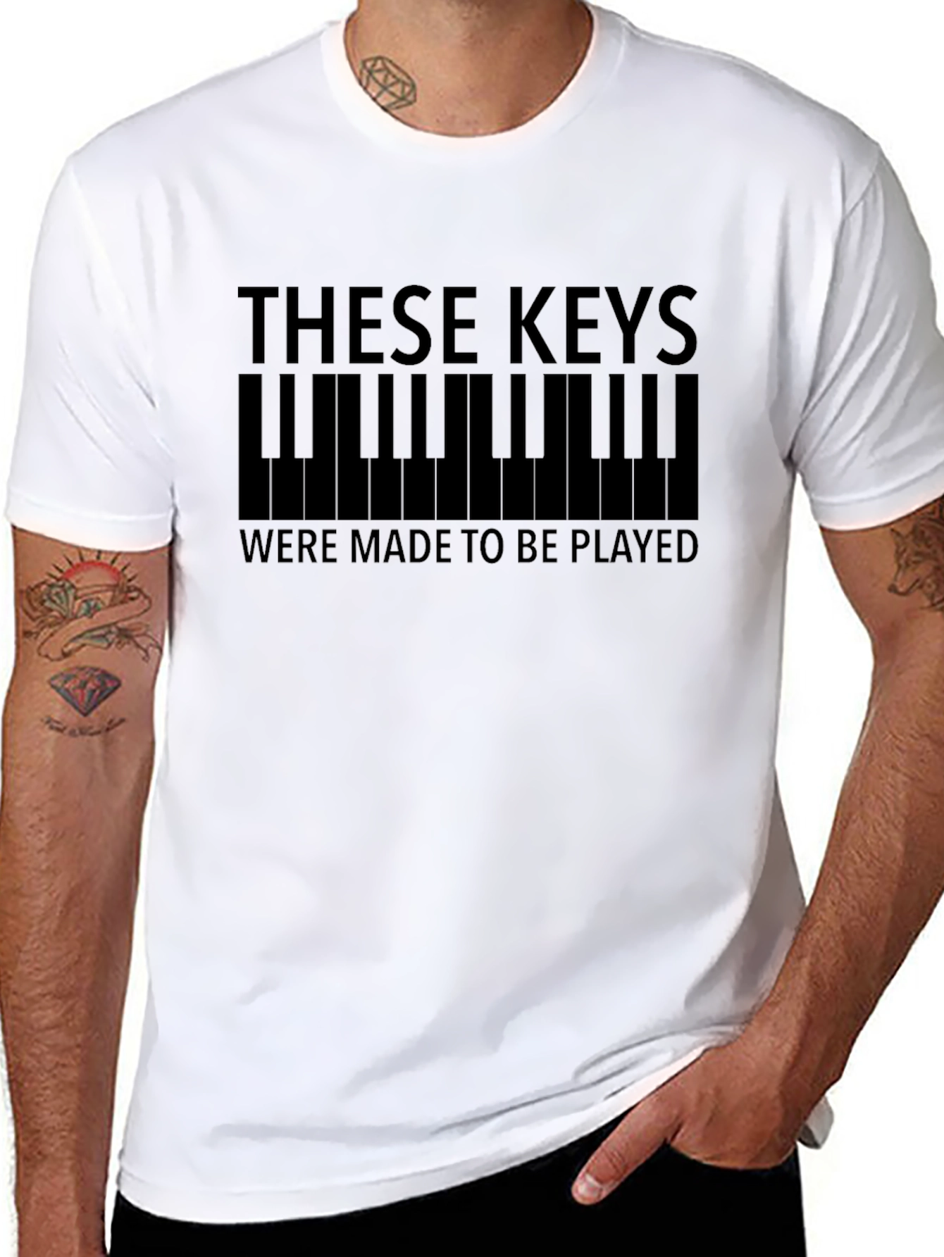 Musical Keys T-Shirt - Made to be Played