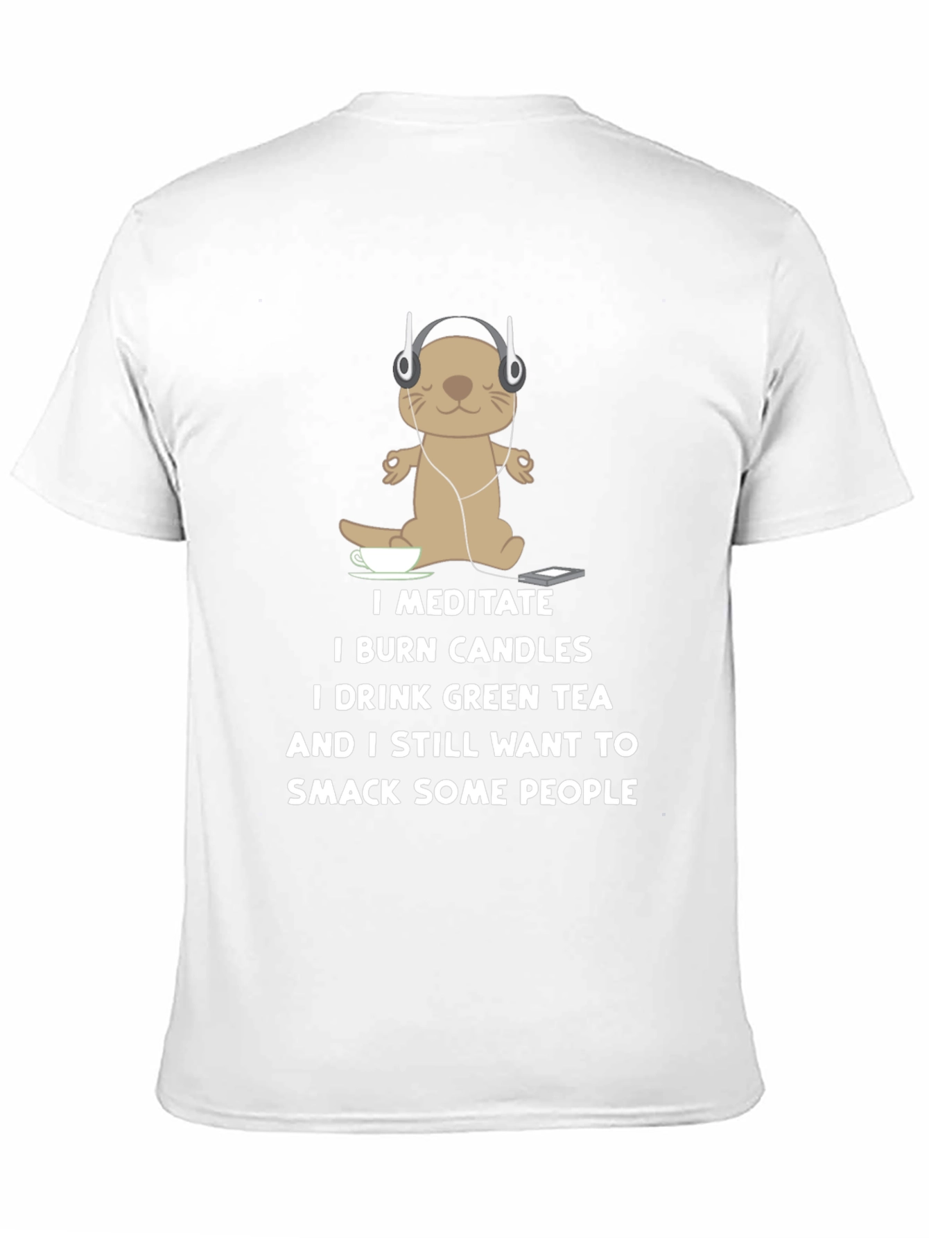 Meditate Otter T-Shirt: Funny Yoga Tee