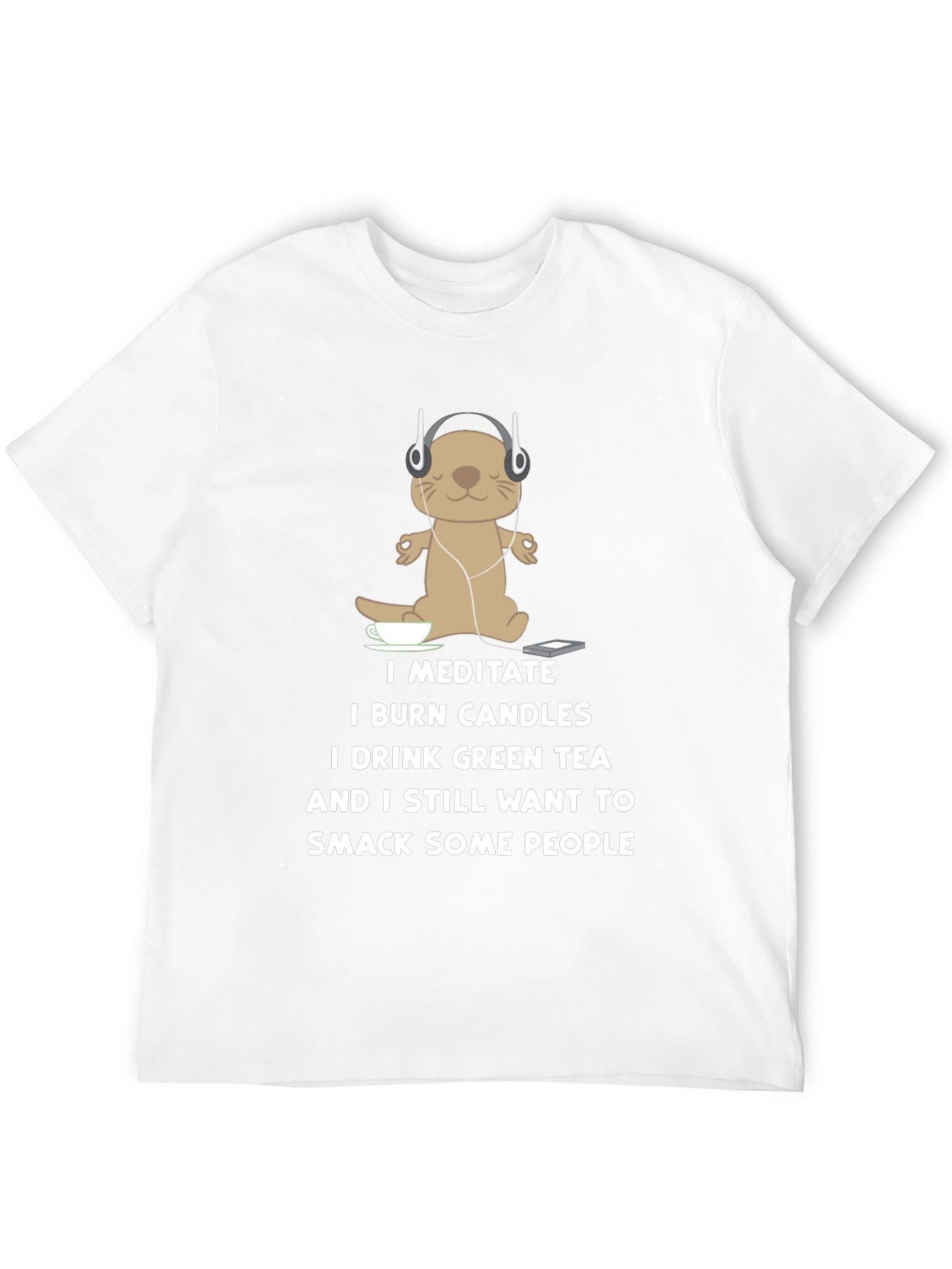 Meditate Otter T-Shirt: Funny Yoga Tee