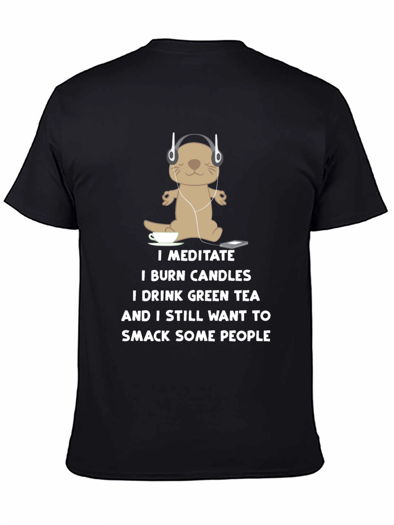 Meditate Otter T-Shirt: Funny Yoga Tee