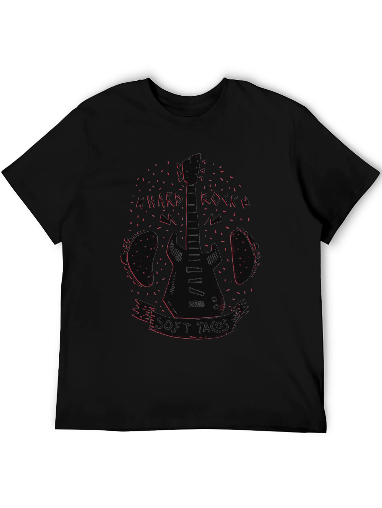 Hard Rocker Soft Touch Black Graphic Tee