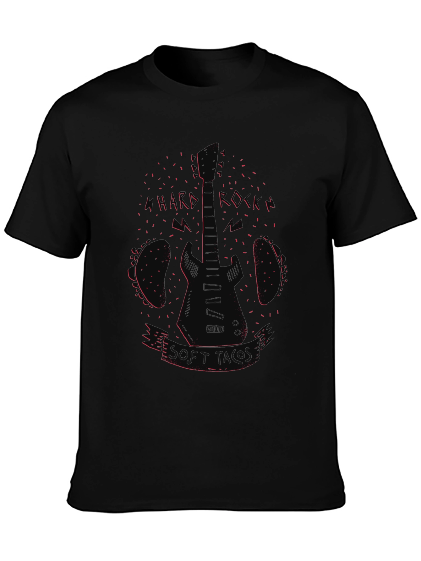 Hard Rocker Soft Touch Black Graphic Tee