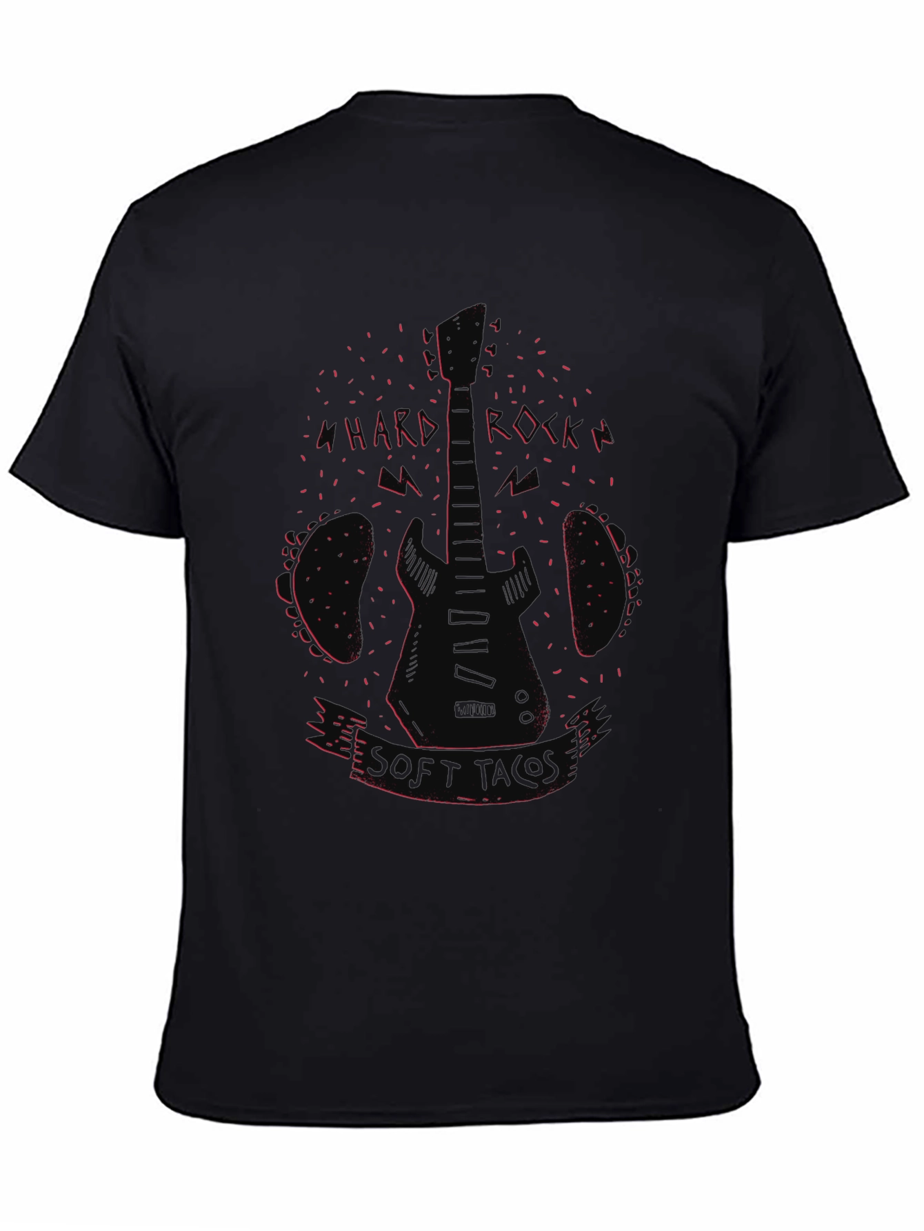 Hard Rocker Soft Touch Black Graphic Tee