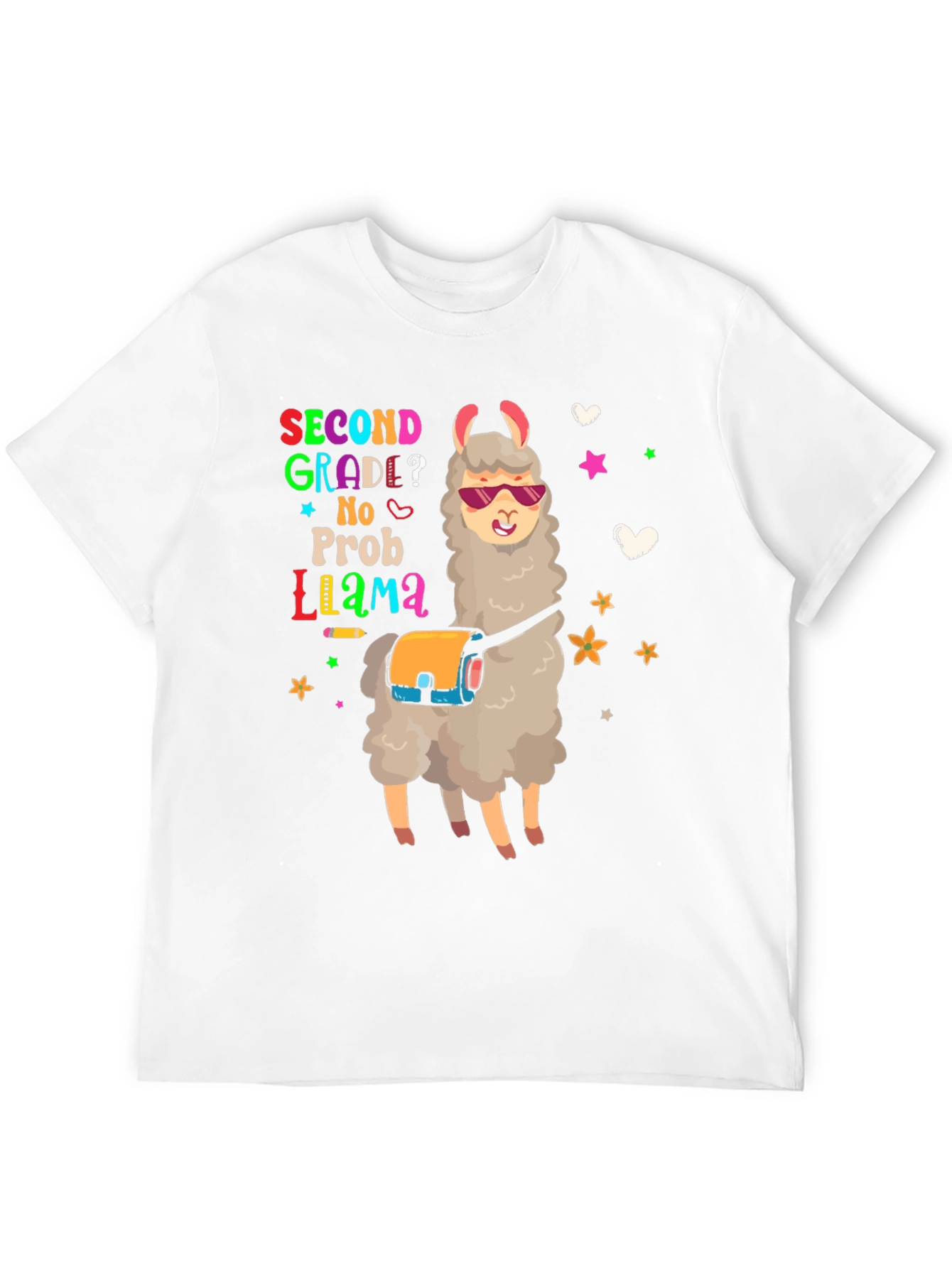 Second Grade No Prob Llama T-Shirt