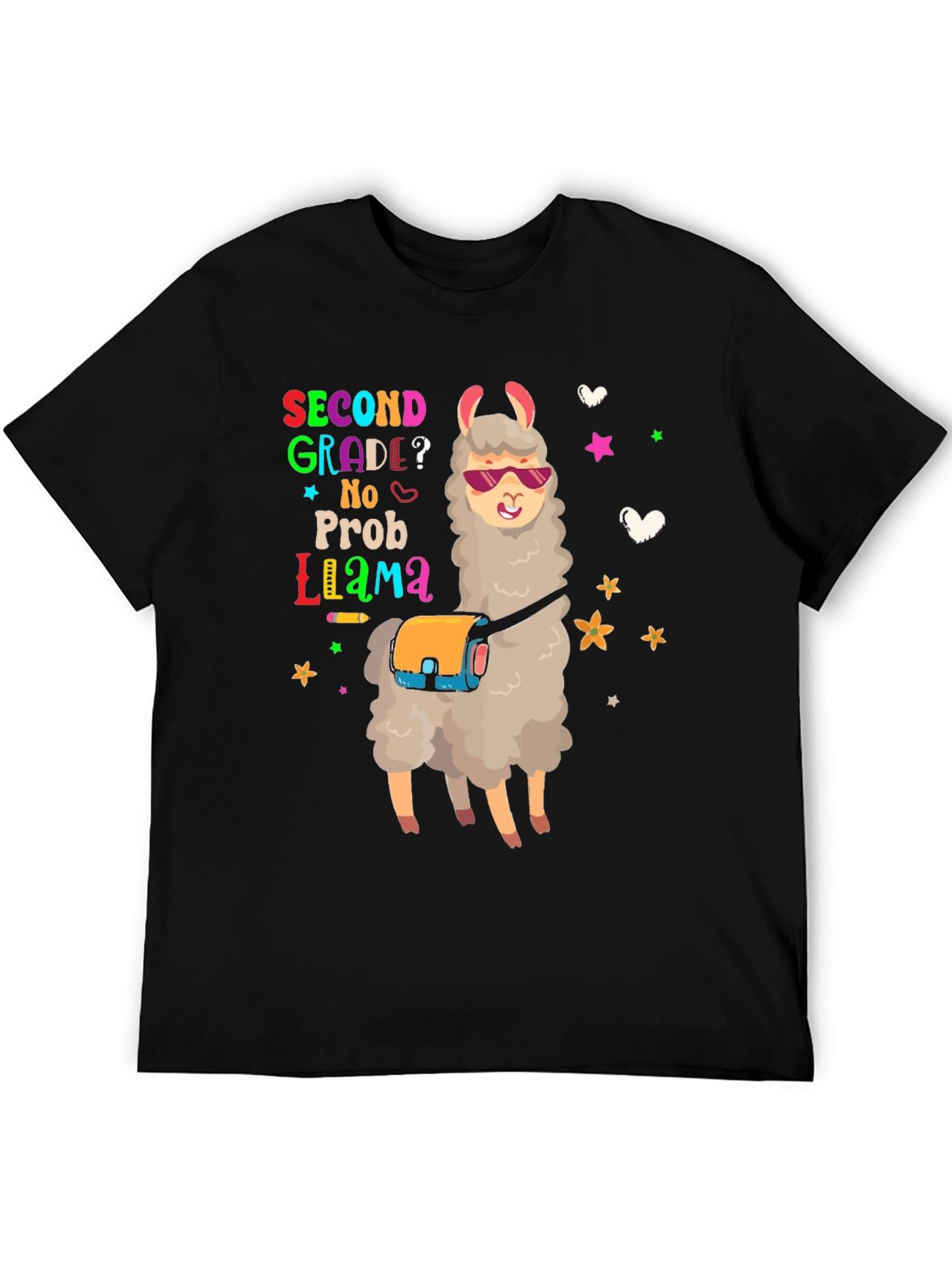 Second Grade No Prob Llama T-Shirt