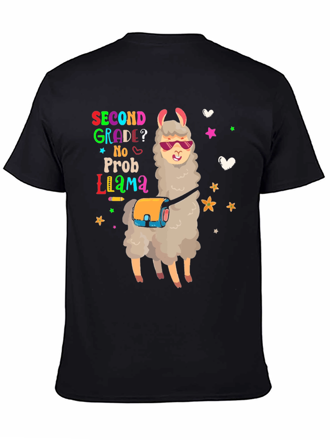 Second Grade No Prob Llama T-Shirt