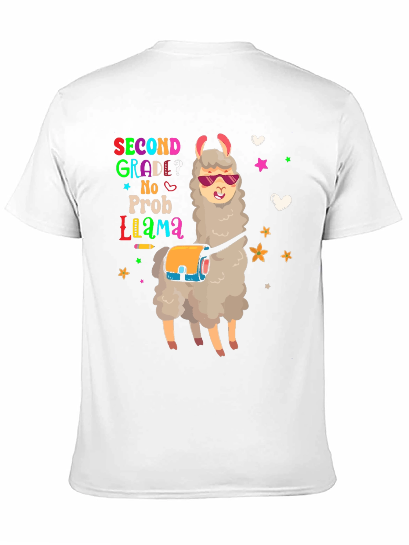 Second Grade No Prob Llama T-Shirt