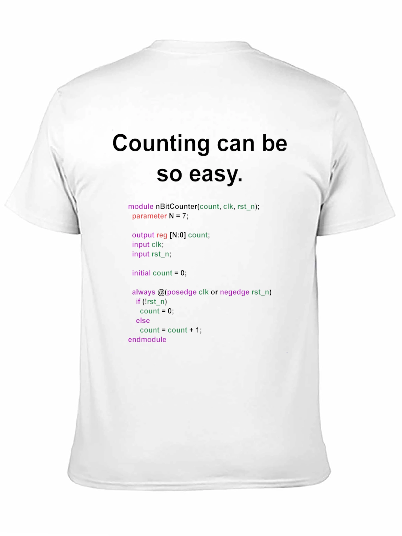 Counting Code Tee