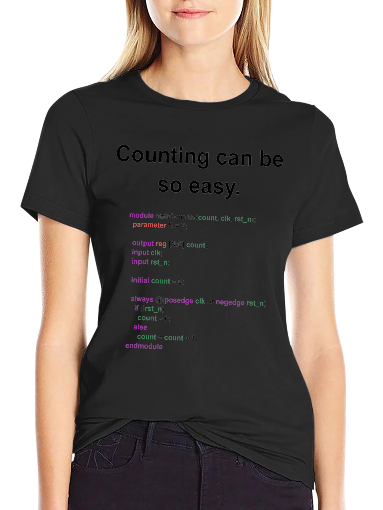 Counting Code Tee