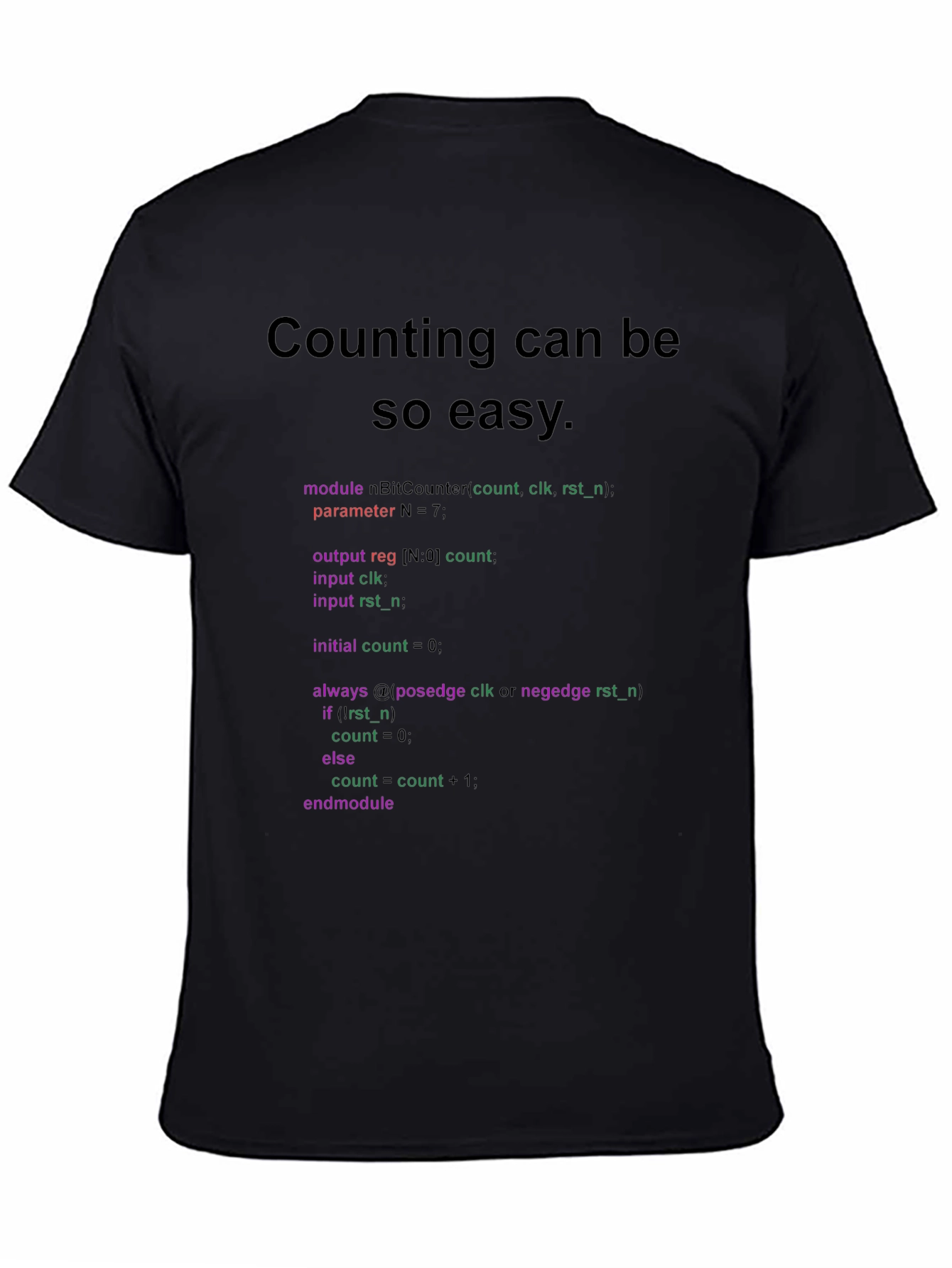 Counting Code Tee