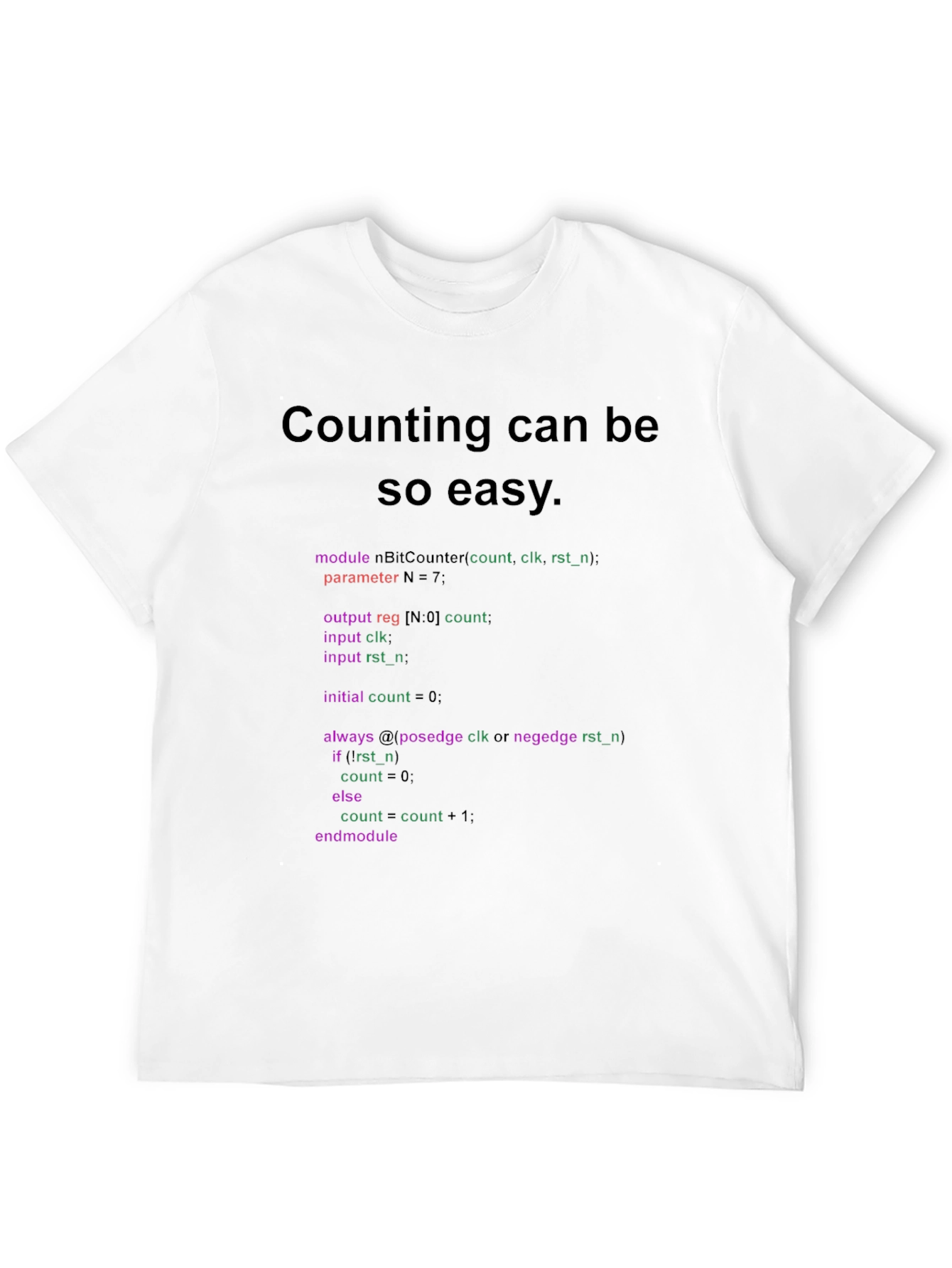 Counting Code Tee
