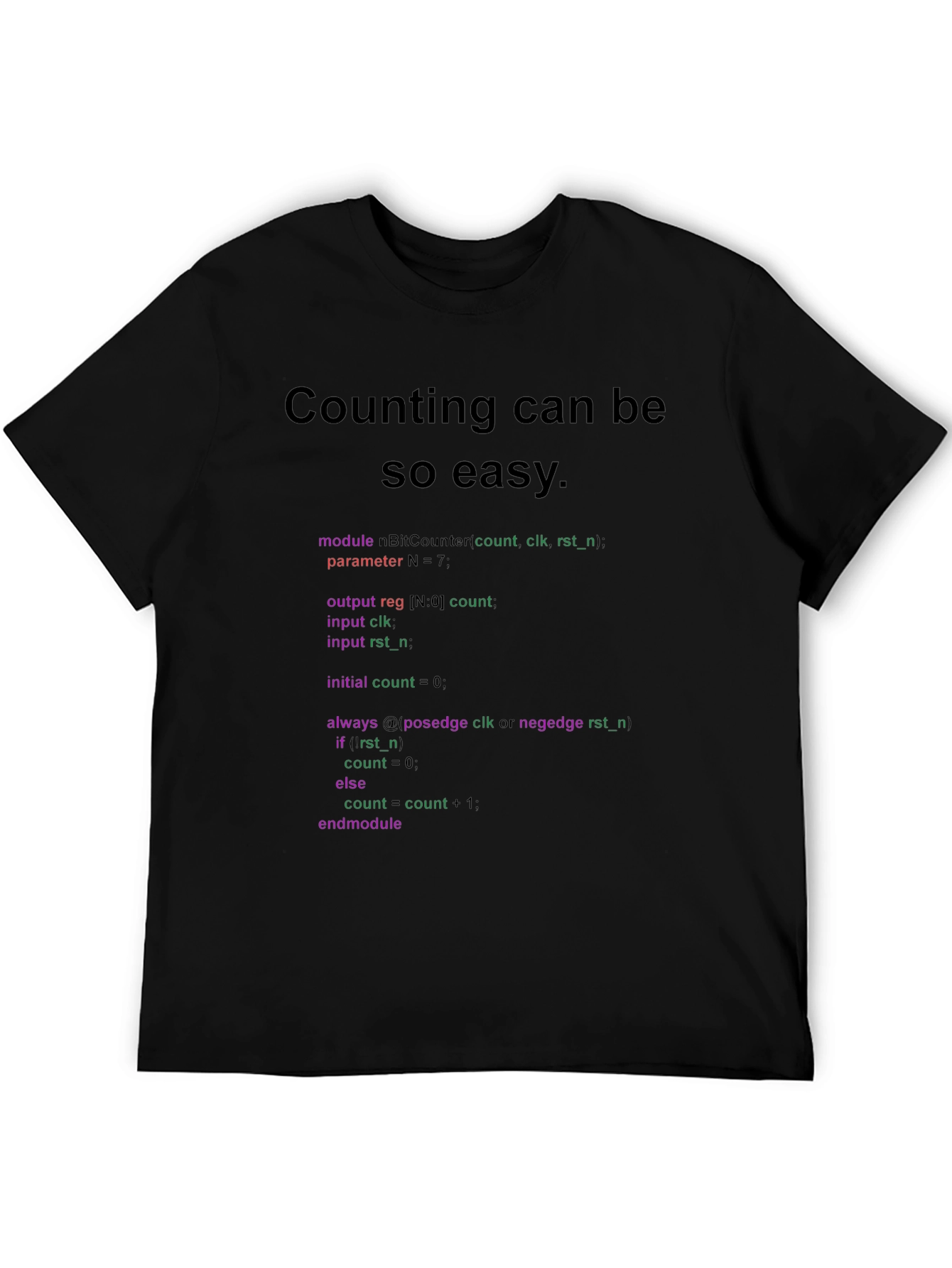 Counting Code Tee