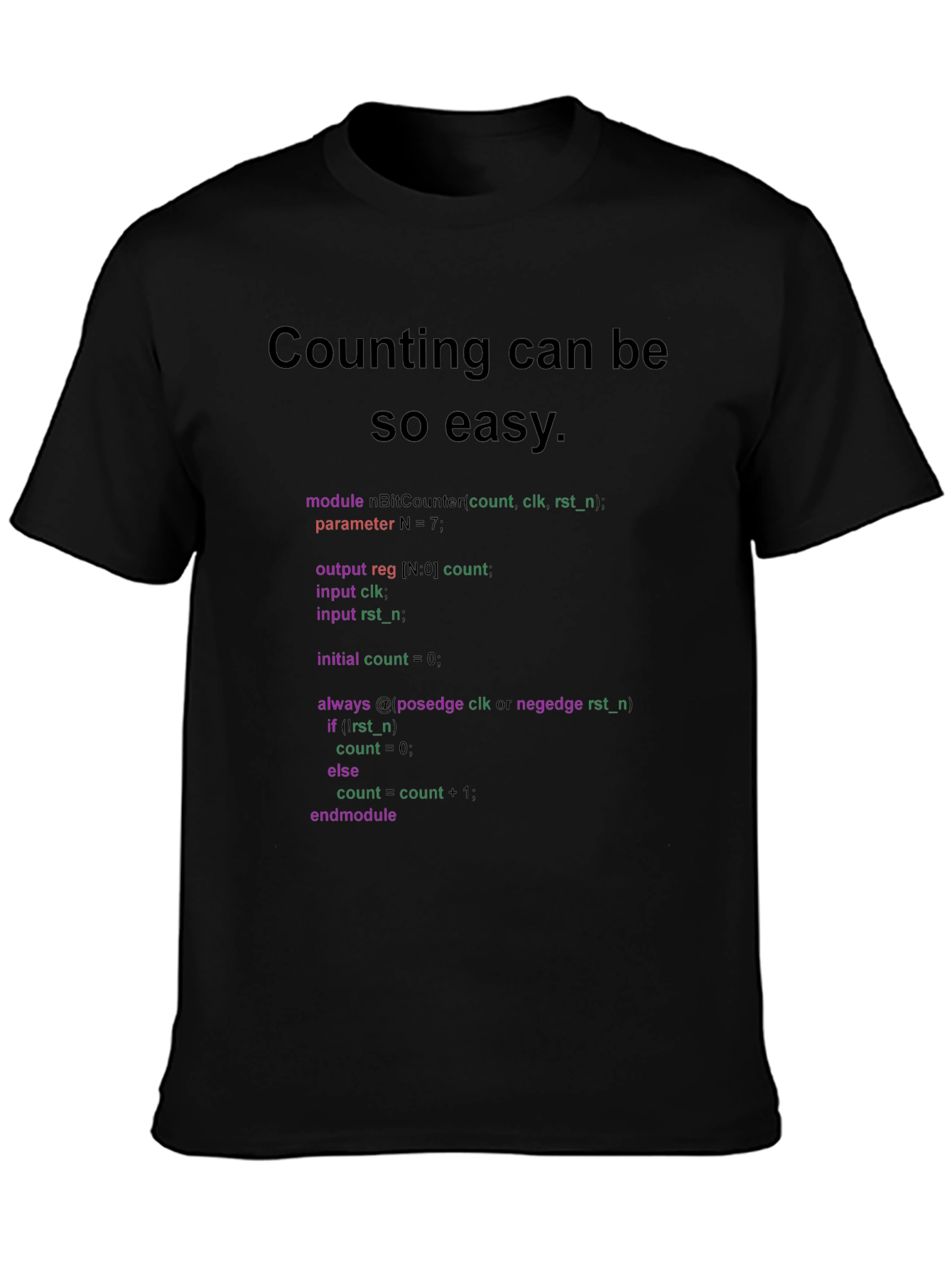 Counting Code Tee