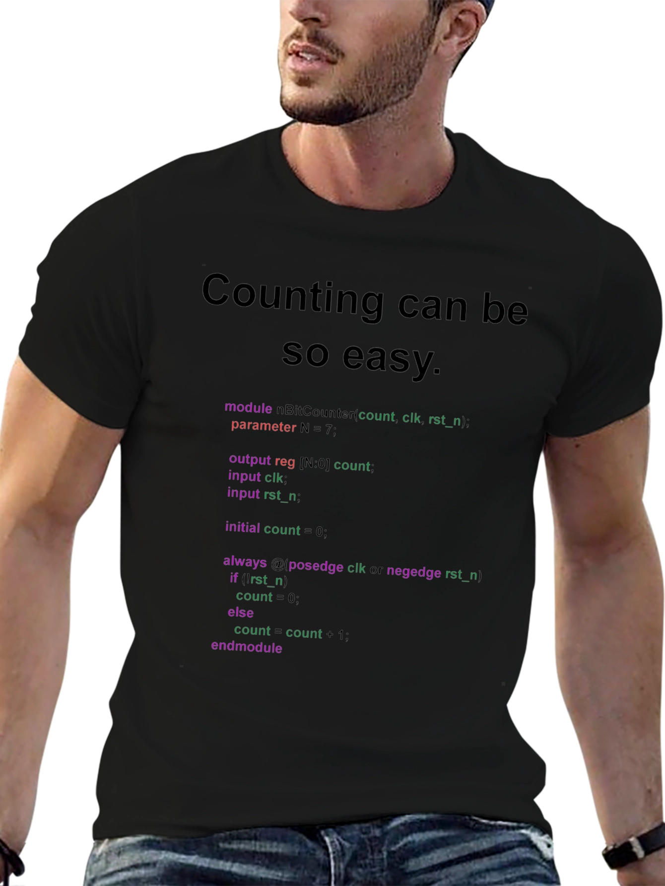 Counting Code Tee