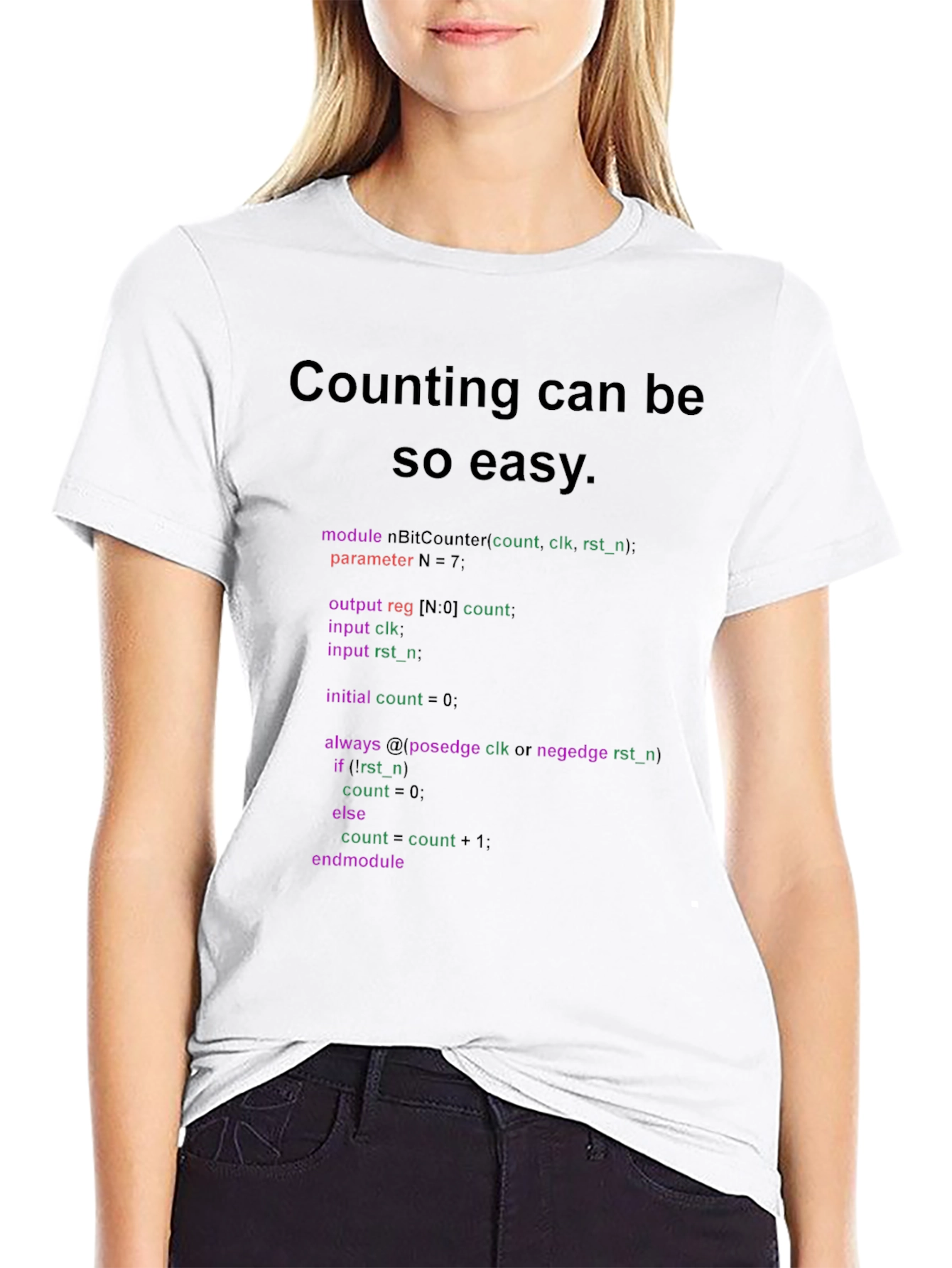 Counting Code Tee