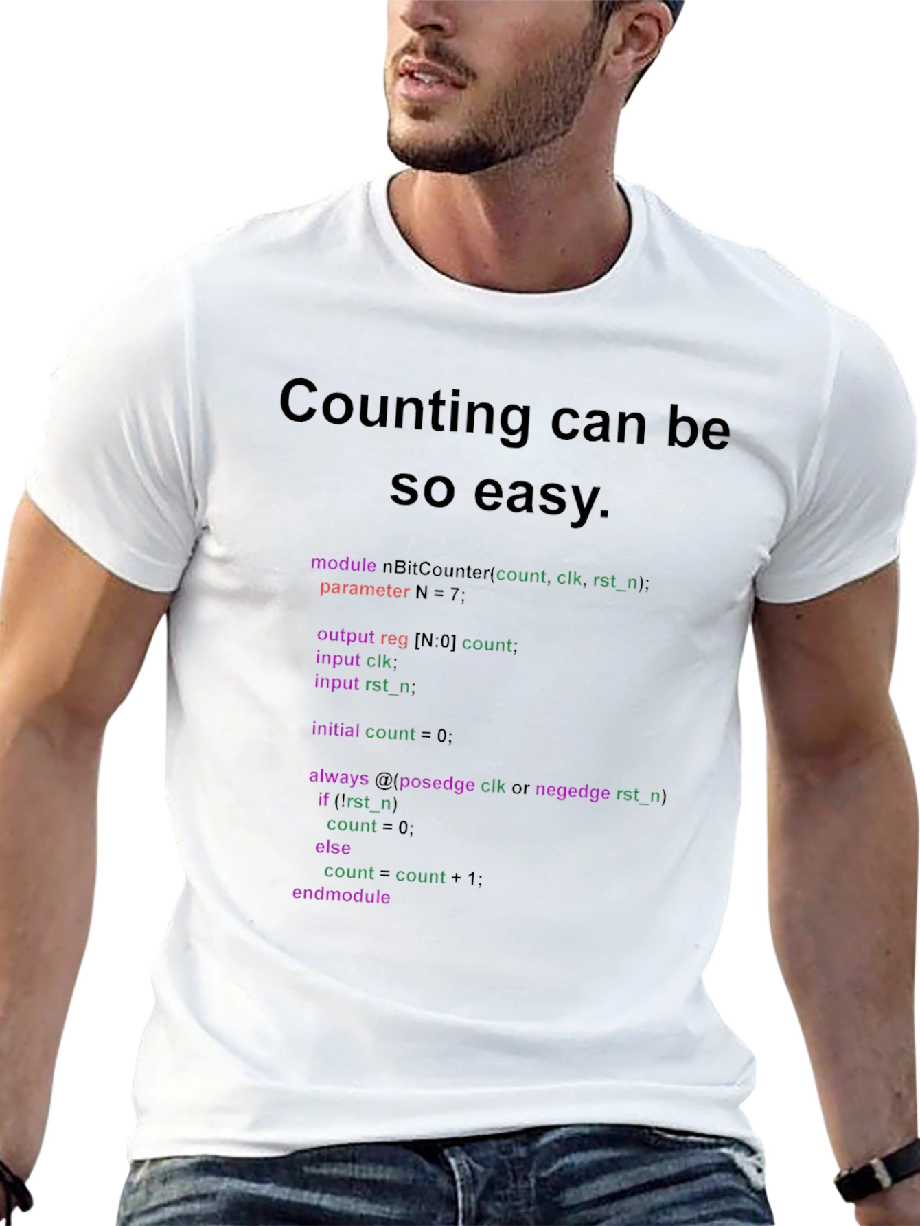 Counting Code Tee