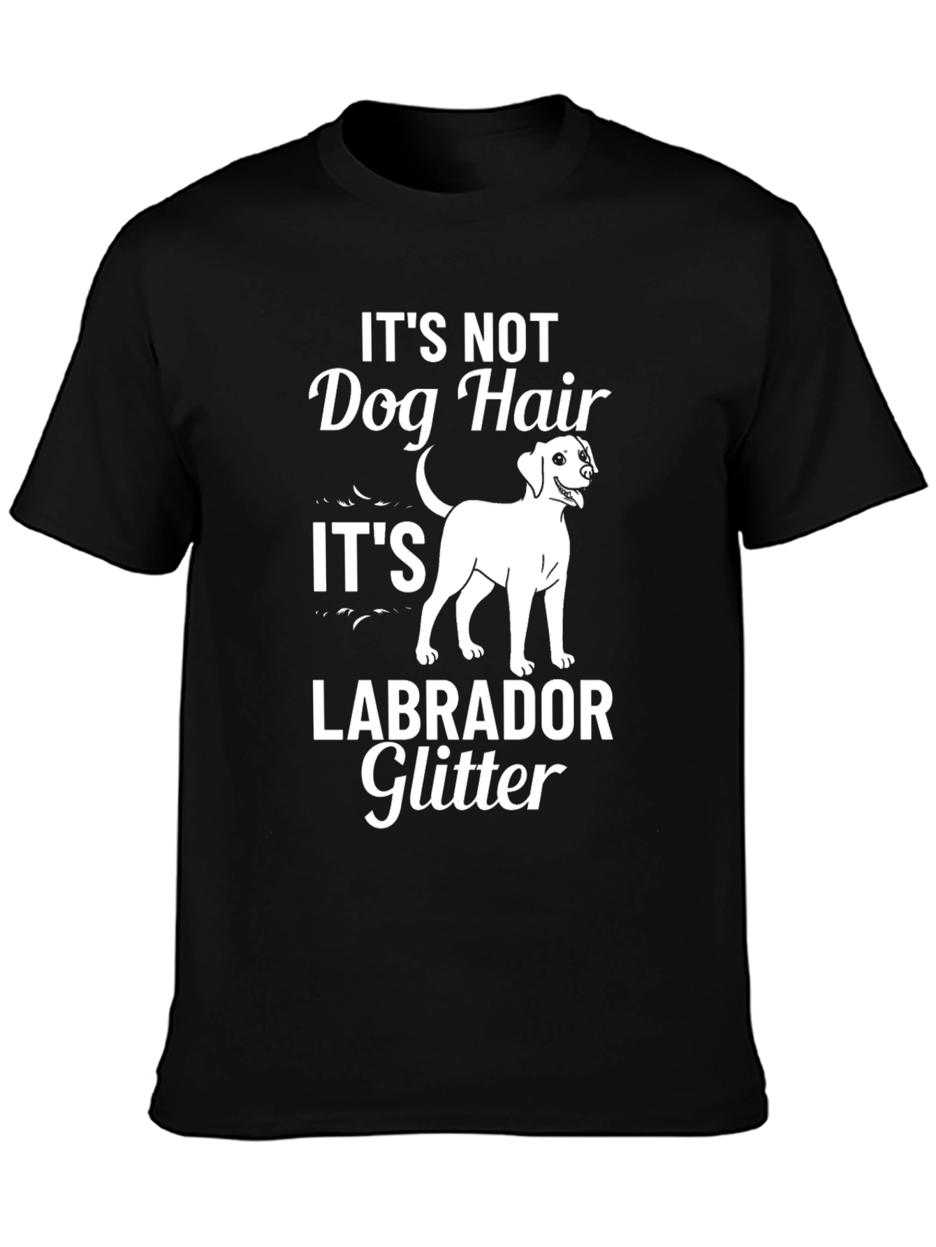 Labrador Glitter T-Shirt - Dog Lover Tee