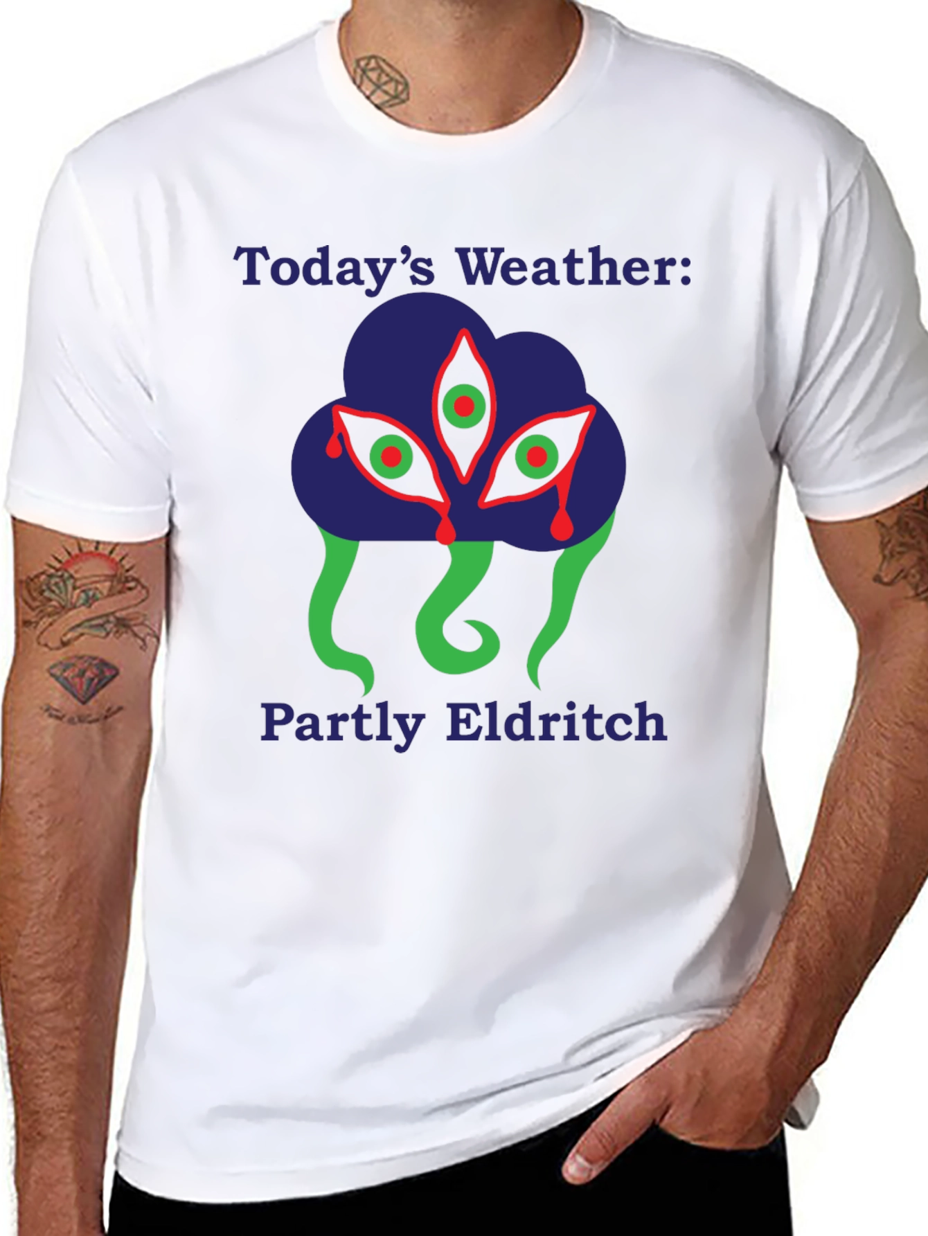 Eldritch Weather T-Shirt - Dark Humor Graphic Tee