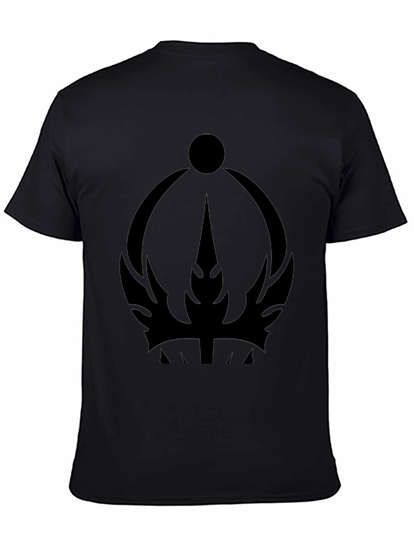 Mystic Crown Graphic Tee - Premium Black T-Shirt