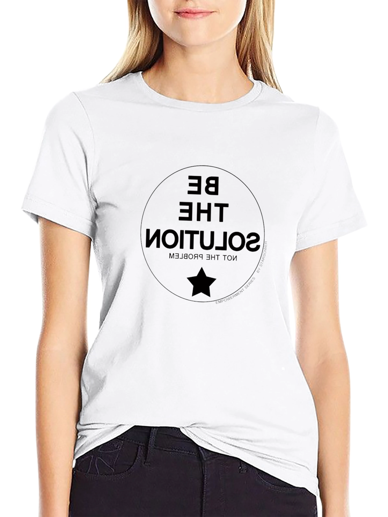 Be The Solution Graphic Tee - Black