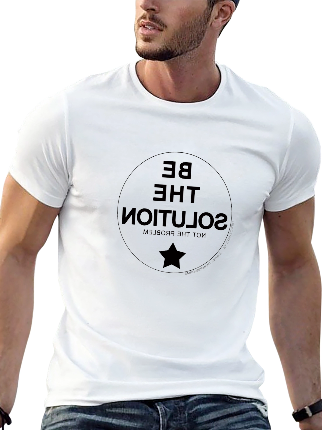 Be The Solution Graphic Tee - Black