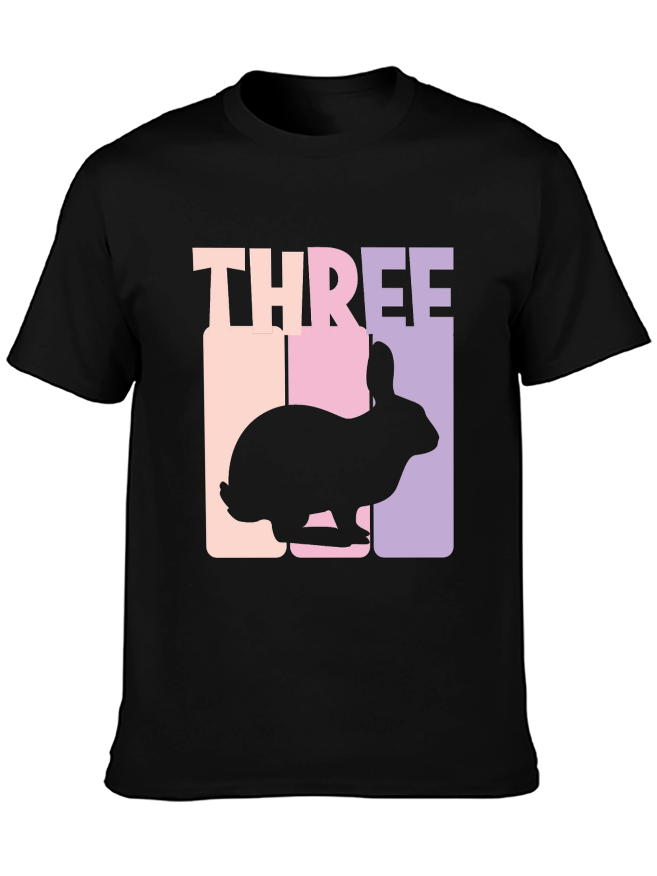 Three Bunny Birthday Shirt | Cute Rabbit Tee