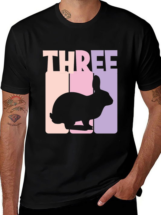 Three Bunny Birthday Shirt | Cute Rabbit Tee