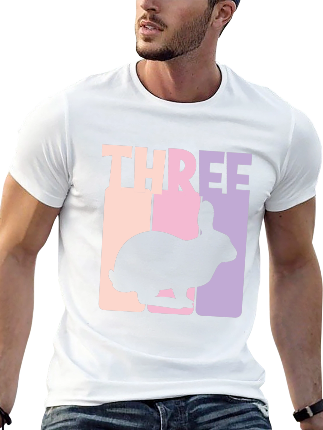 Three Bunny Birthday Shirt | Cute Rabbit Tee