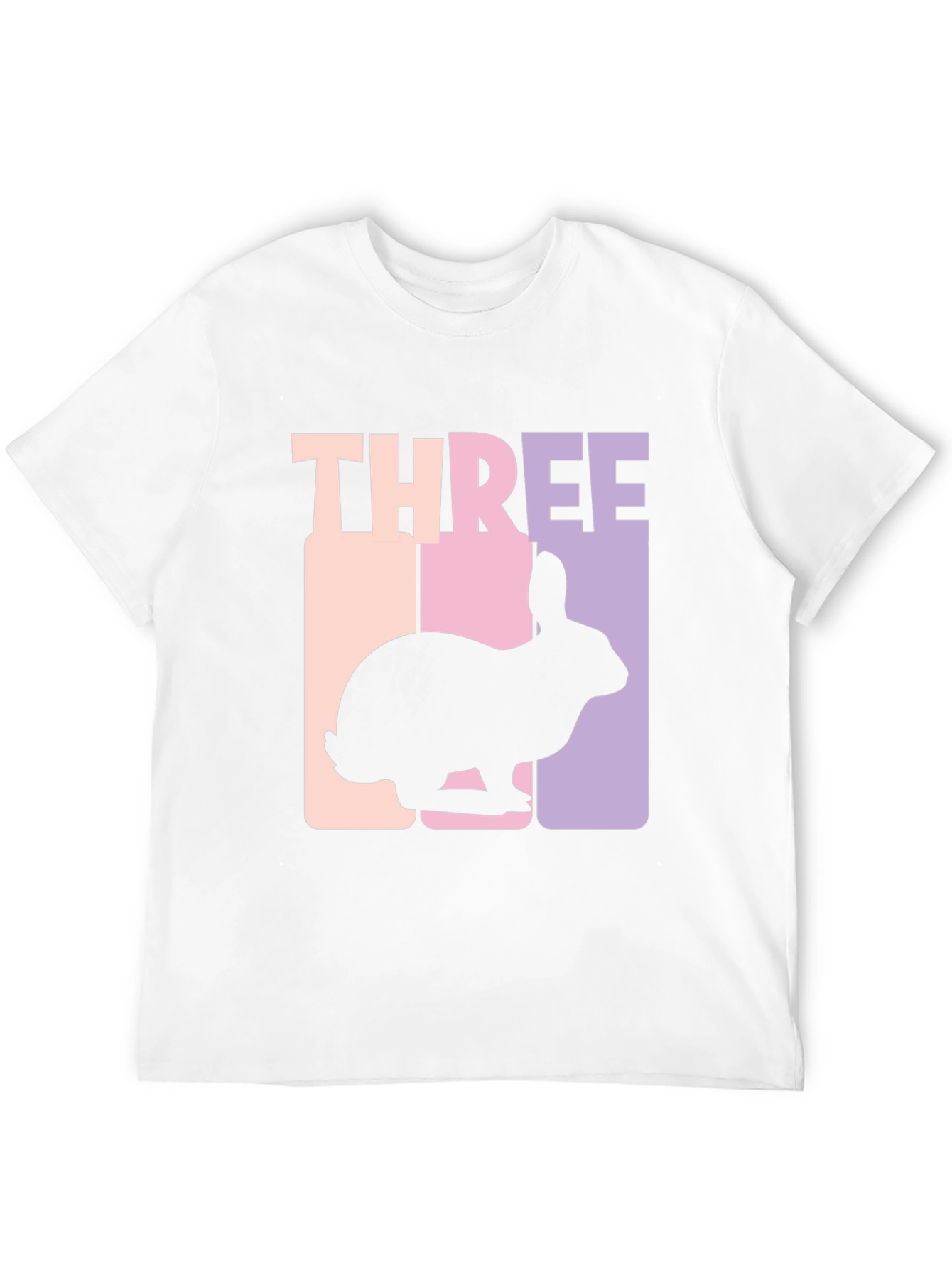 Three Bunny Birthday Shirt | Cute Rabbit Tee