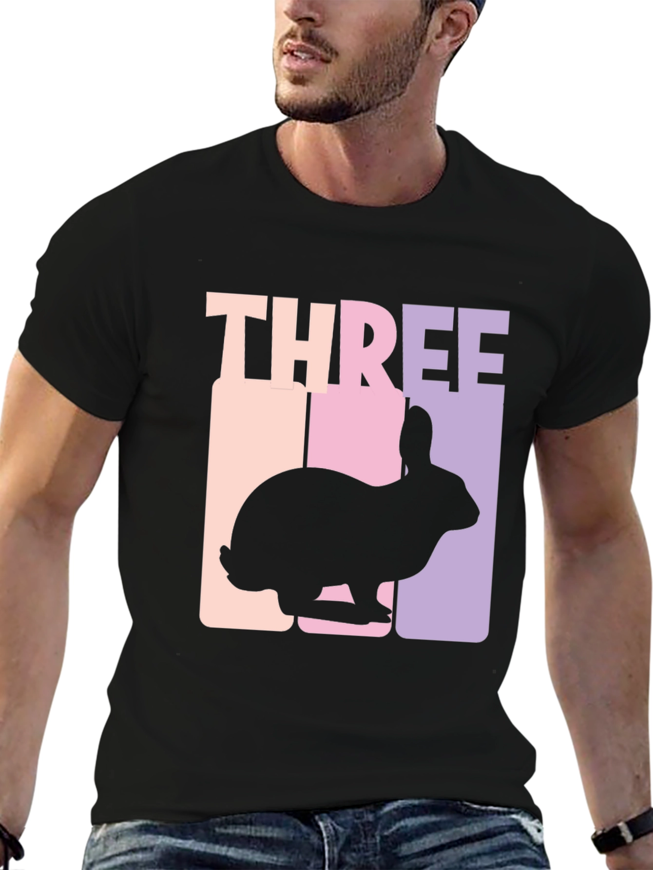 Three Bunny Birthday Shirt | Cute Rabbit Tee