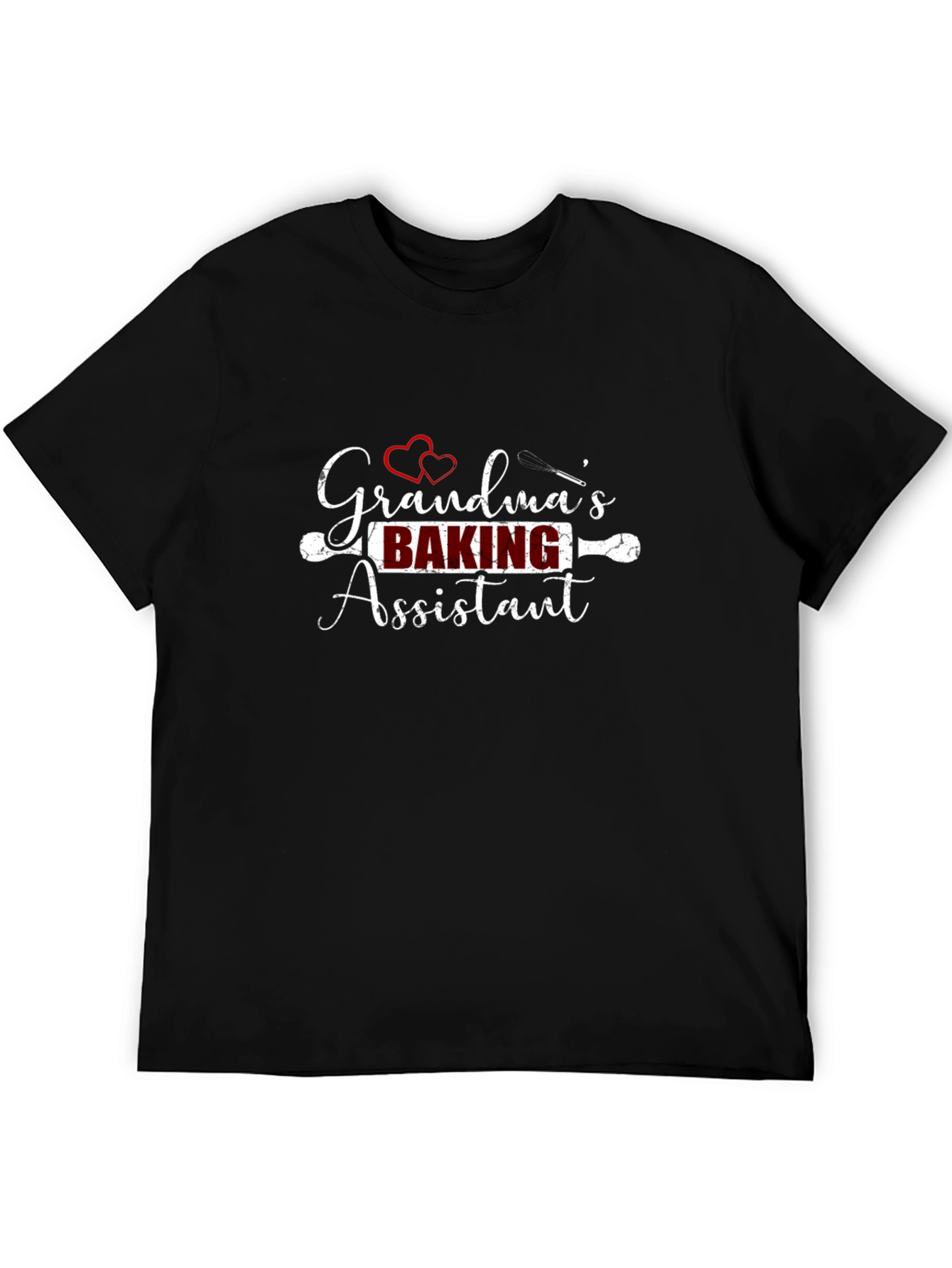 Grandmas Baking Assistant Black T-Shirt