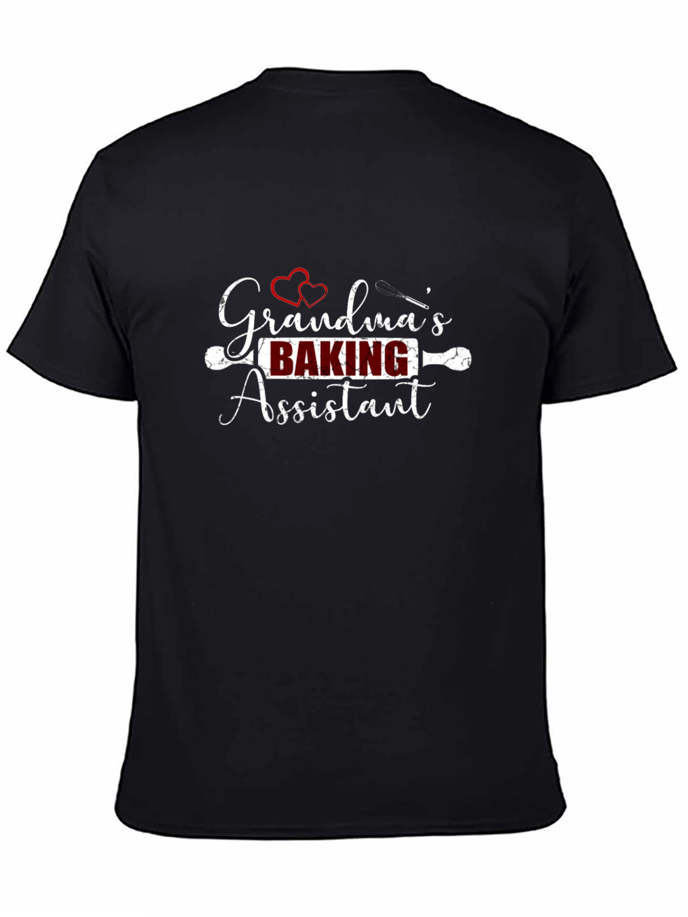 Grandmas Baking Assistant Black T-Shirt