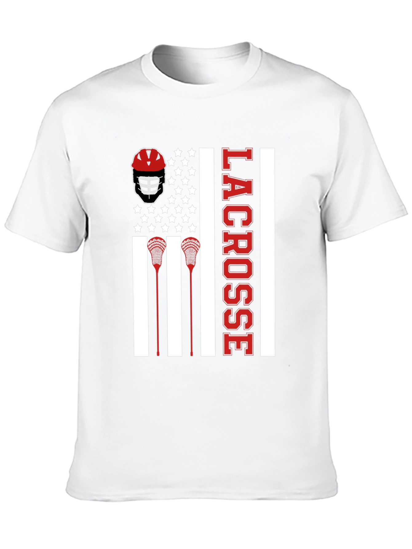 Lacrosse American Flag T-Shirt