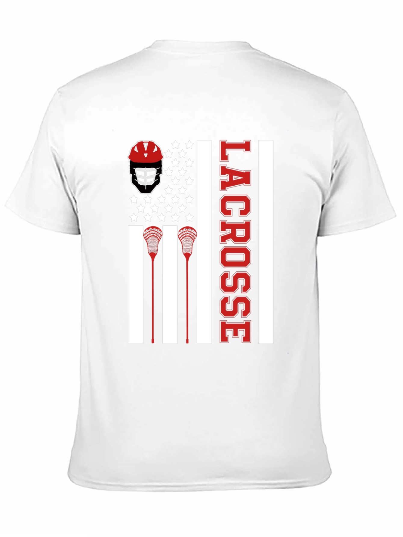 Lacrosse American Flag T-Shirt