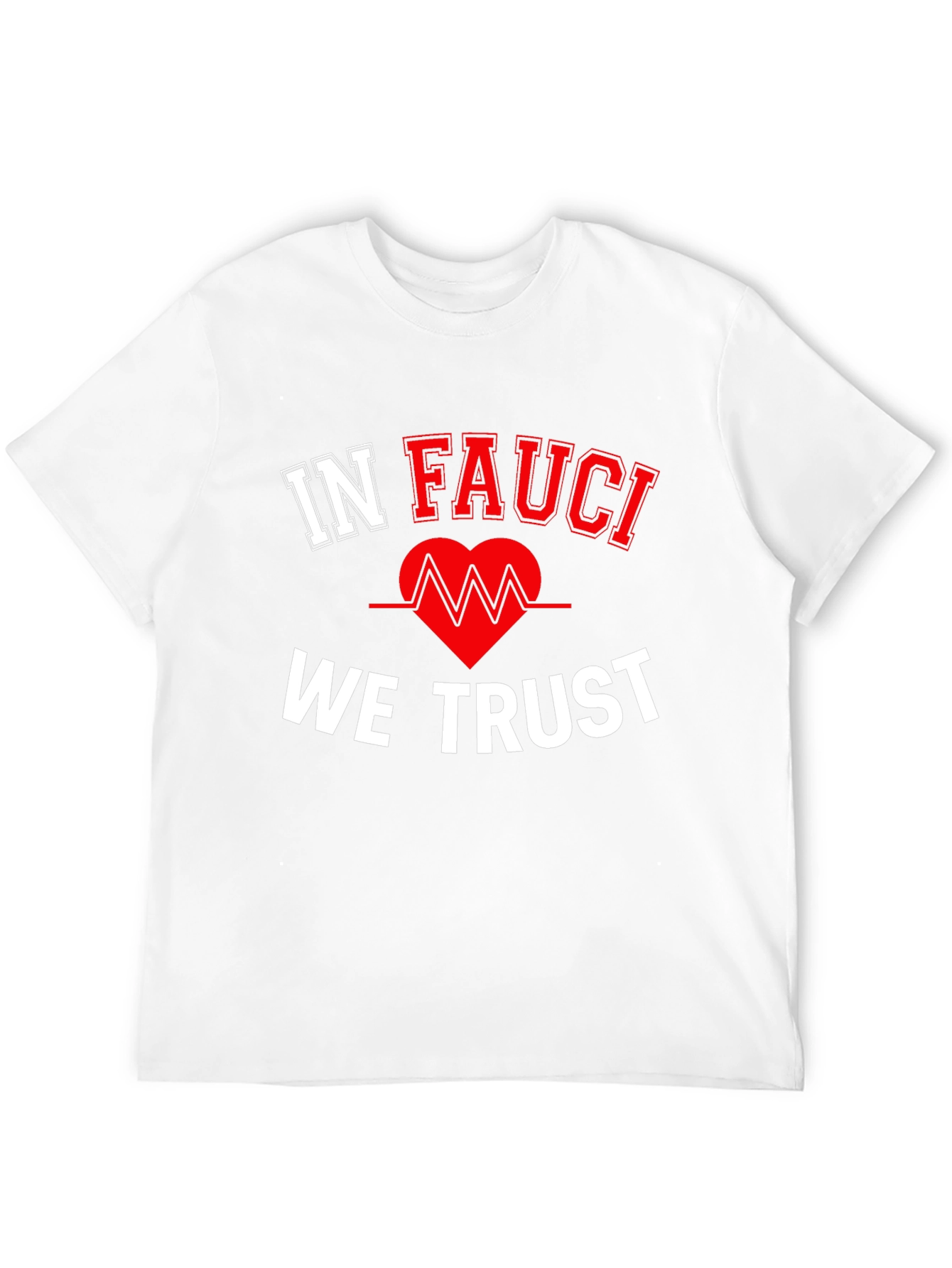 In Fauci We Trust Black T-Shirt