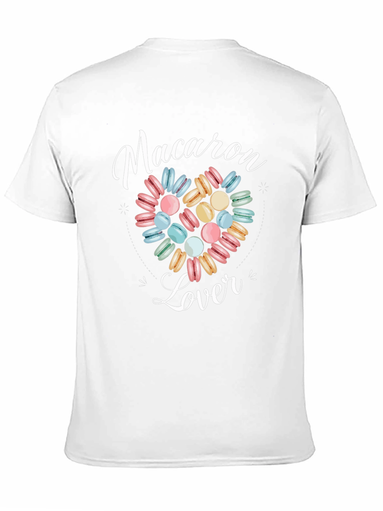 Macaron Lover Graphic Tee - Sweet Treat Shirt