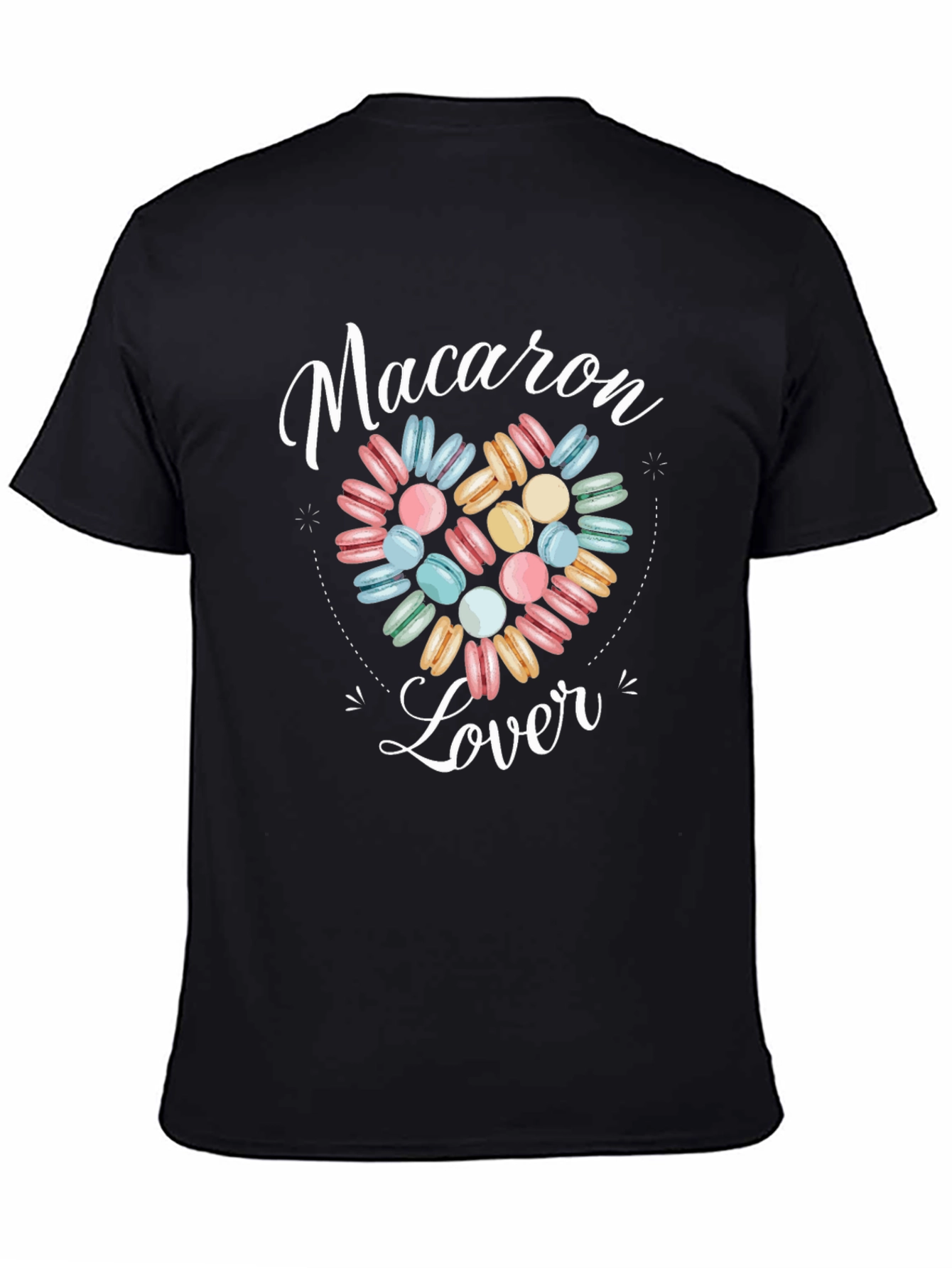 Macaron Lover Graphic Tee - Sweet Treat Shirt
