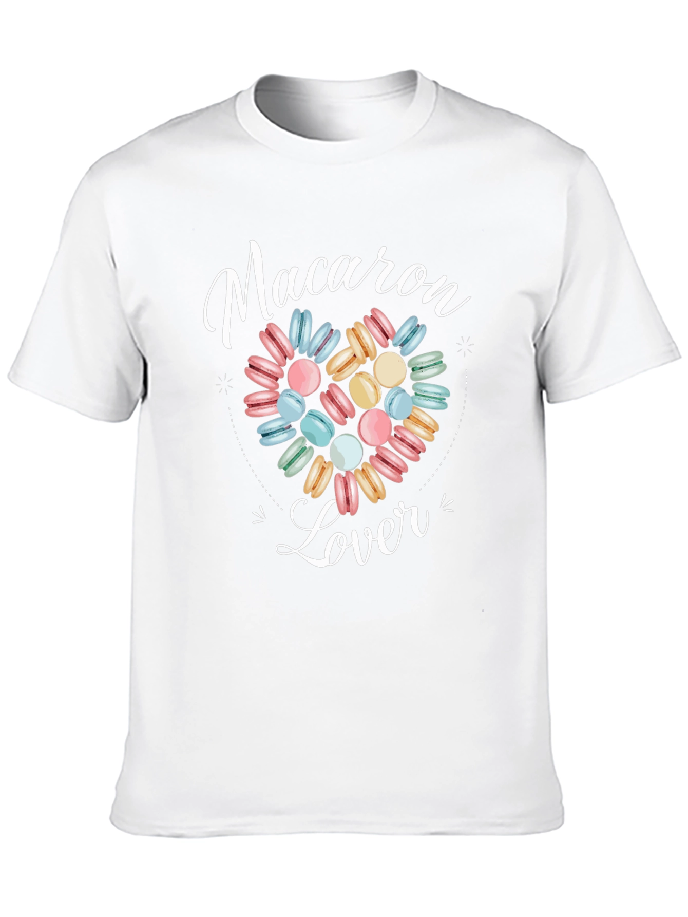 Macaron Lover Graphic Tee - Sweet Treat Shirt