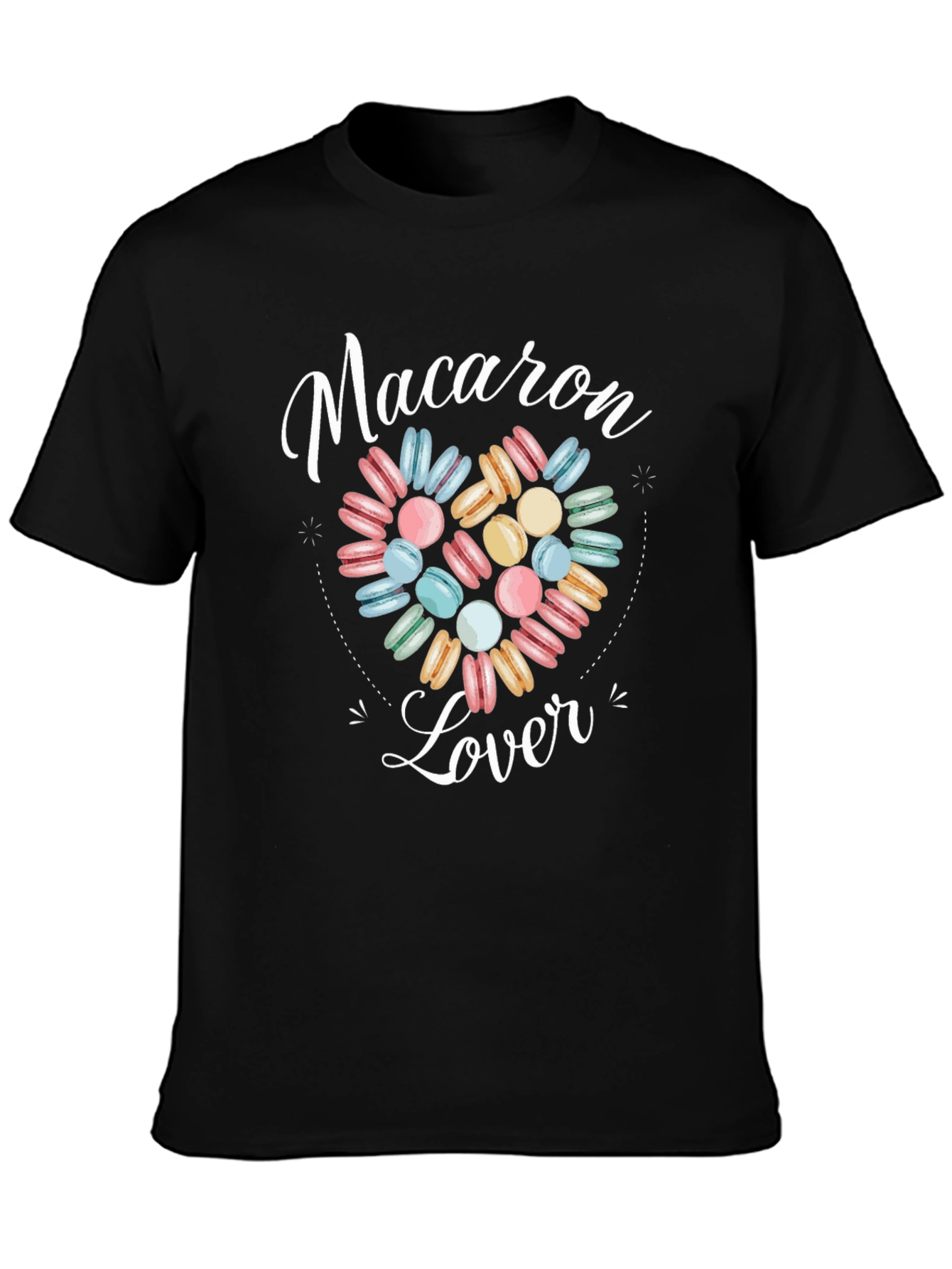 Macaron Lover Graphic Tee - Sweet Treat Shirt