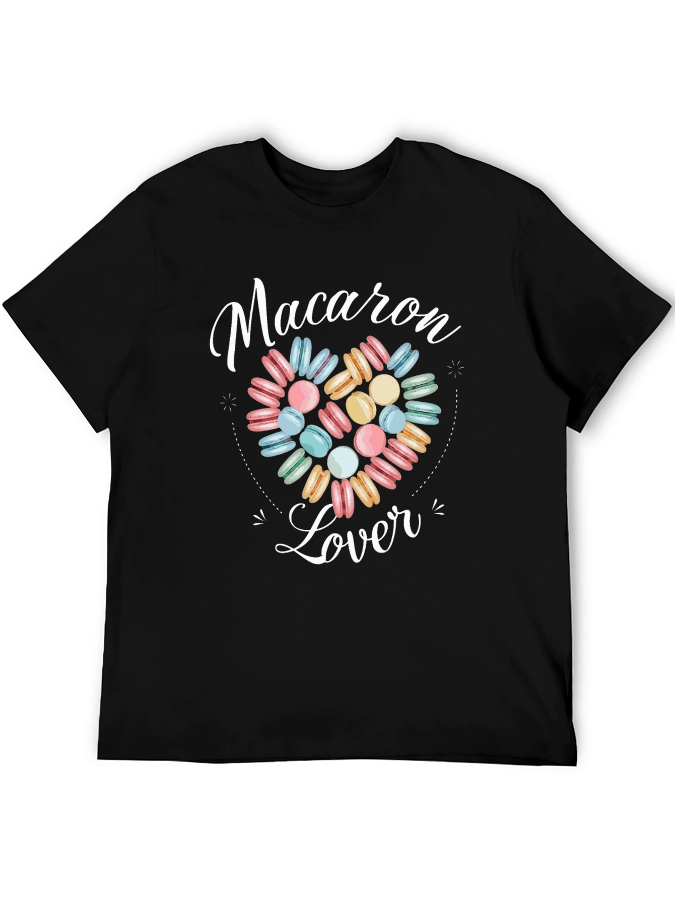 Macaron Lover Graphic Tee - Sweet Treat Shirt